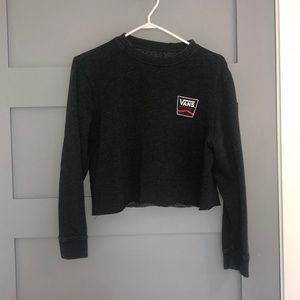 Cropped Vans Crew Neck Sweatshirt